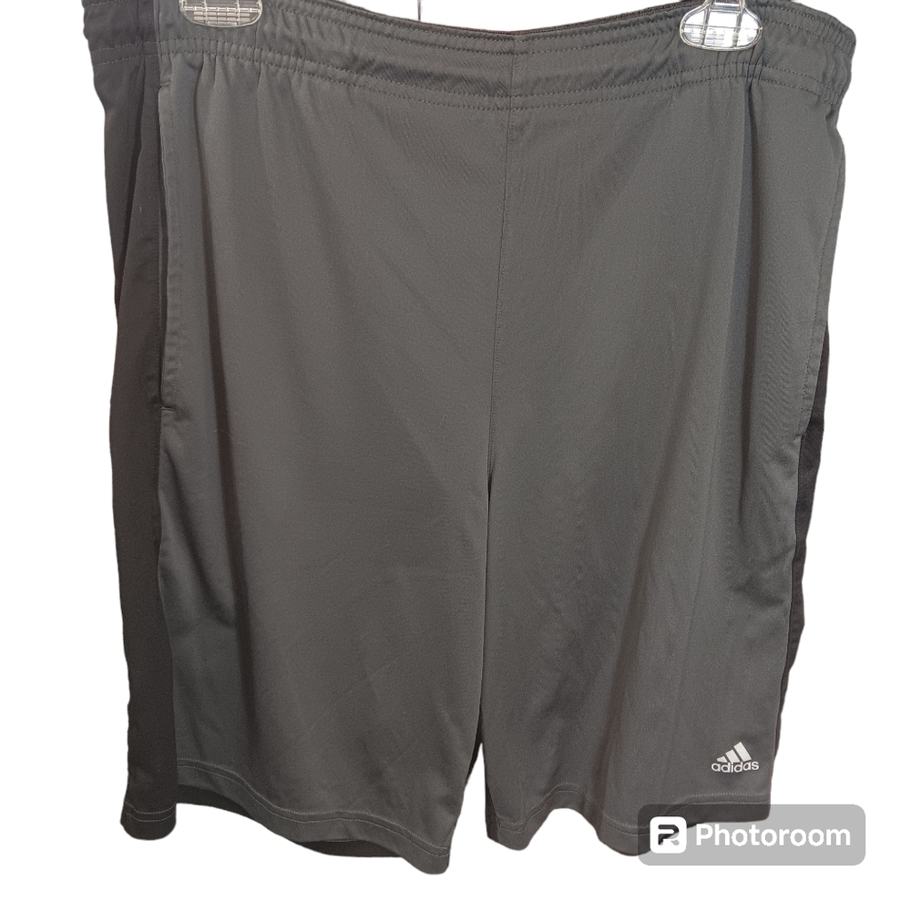 adidas Climalite Athletic Shorts Men's Gray Size M